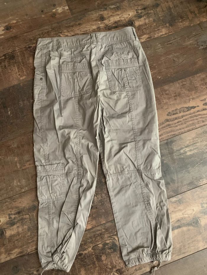 Pantacourt gris toile - photo numéro 5