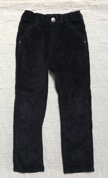 Orchestra pantalon velours ras noir 4 ans