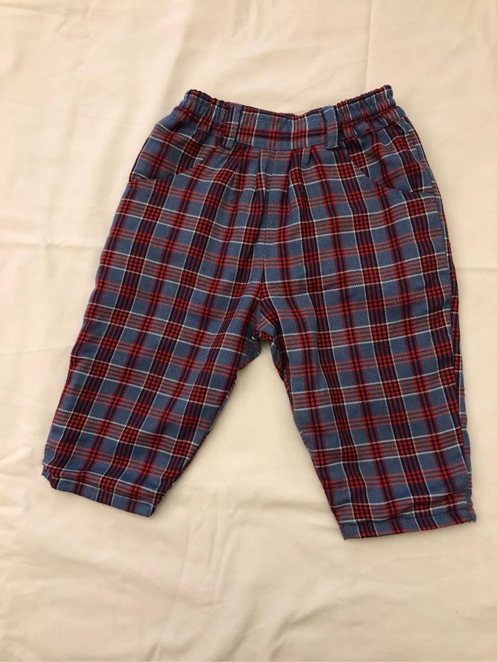 Pantalon écossais à doublure - photo numéro 1