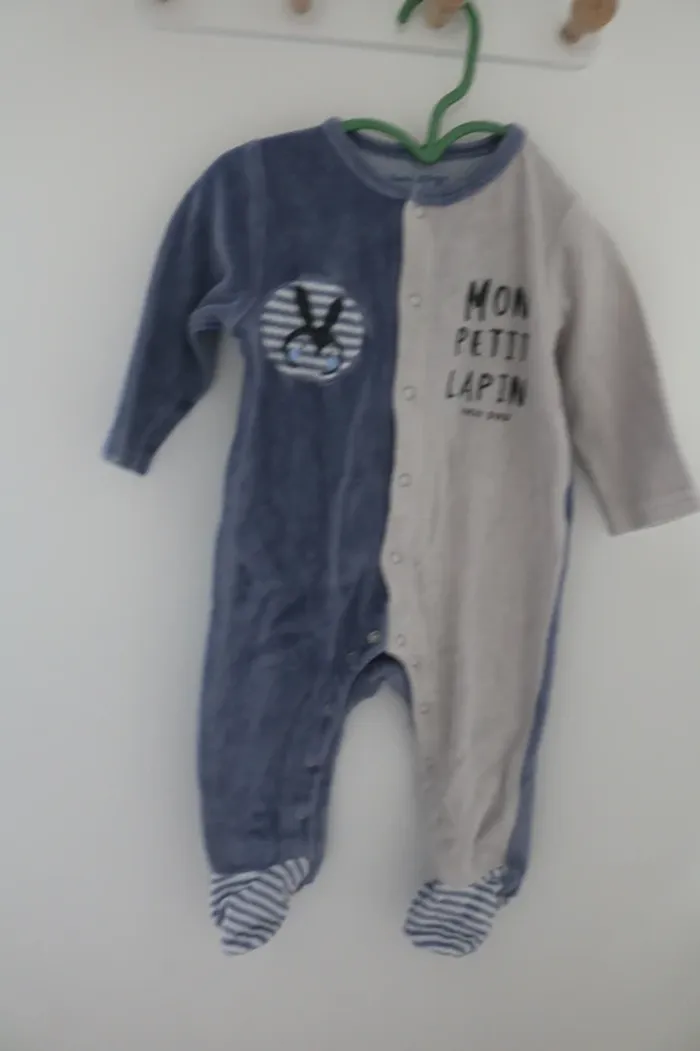 Lot pyjamas hiver garçon 9 mois - photo numéro 2