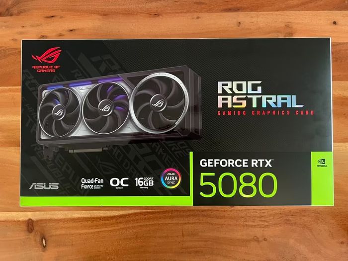 Carte Graphique Asus ROG Astral GeForce RTX 5080 16G OC NEUVE - photo numéro 2