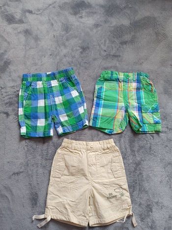 Lot de 3 short 6 mois