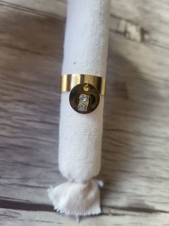 Bague en acier inoxydable, Ajustable, neuf 