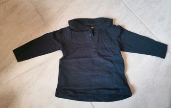 T-shirt Polo à manches longues bébé garçon 9 mois