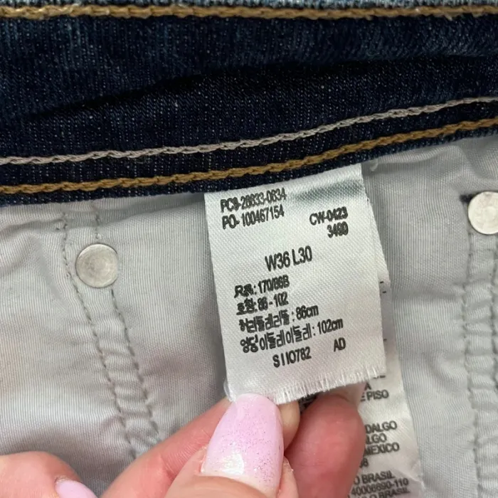 Jean/pantalon bleu Levi's 502 Flex pour homme, taille : W 36 L 30 (46 taille française) - photo numéro 7