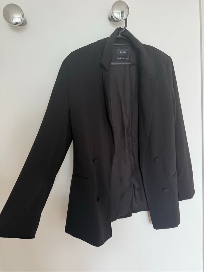 Blazer noir Bershka - photo numéro 2