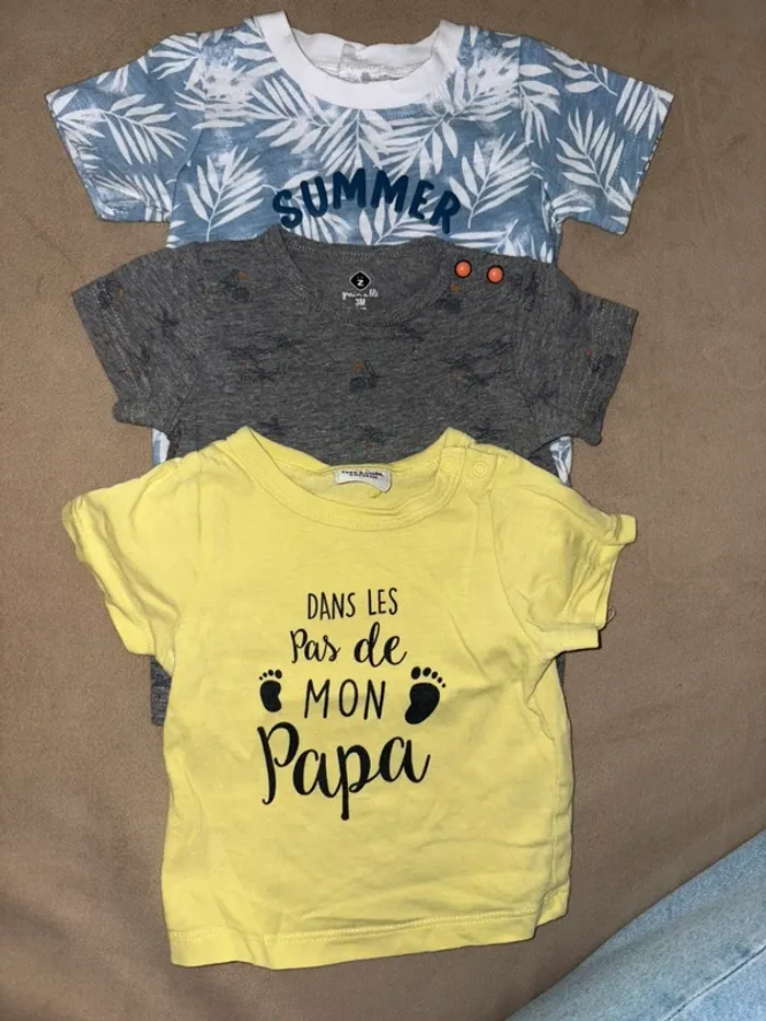 Lot de 3 tshirts