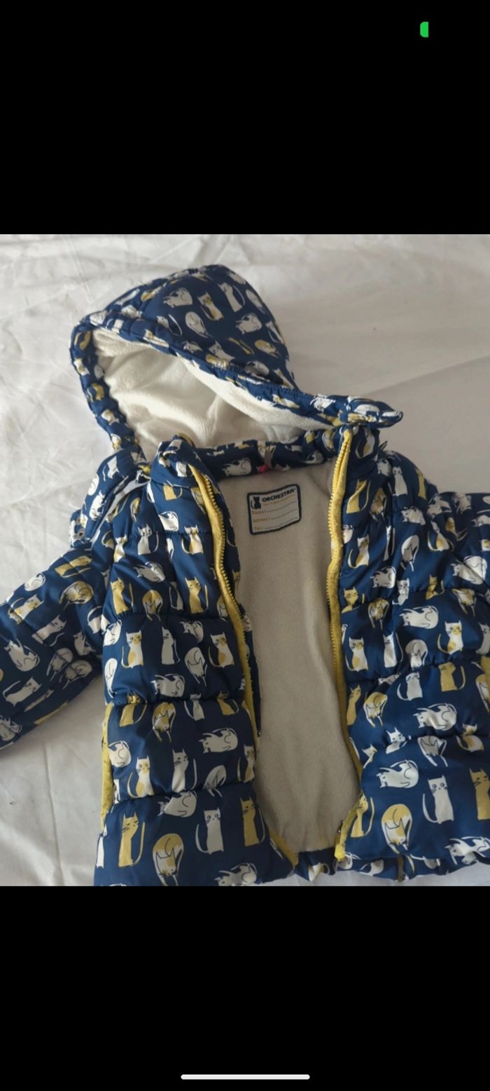 Manteau fille 12- 18 mois