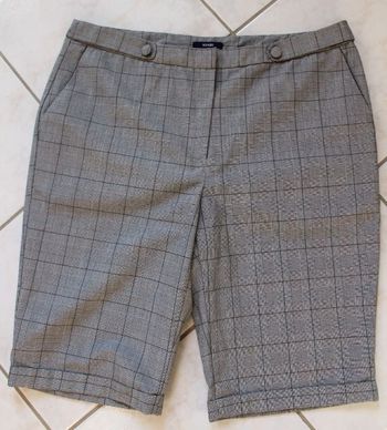 Short Pied de Poule Femme