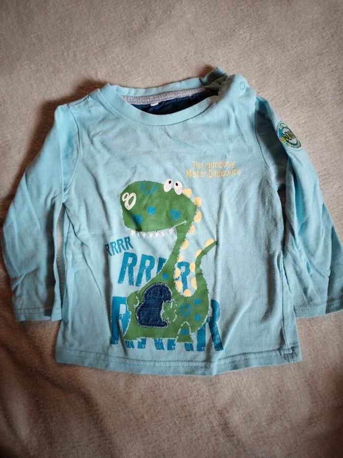 Tee-shirt manches longues dragon taille 2 ans