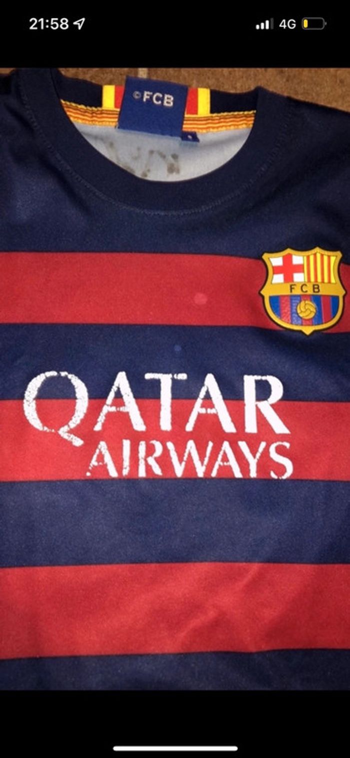 Teeshirt Messi FCB - photo numéro 2