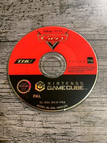 Cars Jeu Nintendo Gamecube Loose FRA