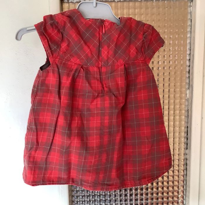 Robe manches courtes « mes petits cailloux » taille 6 mois - photo numéro 2