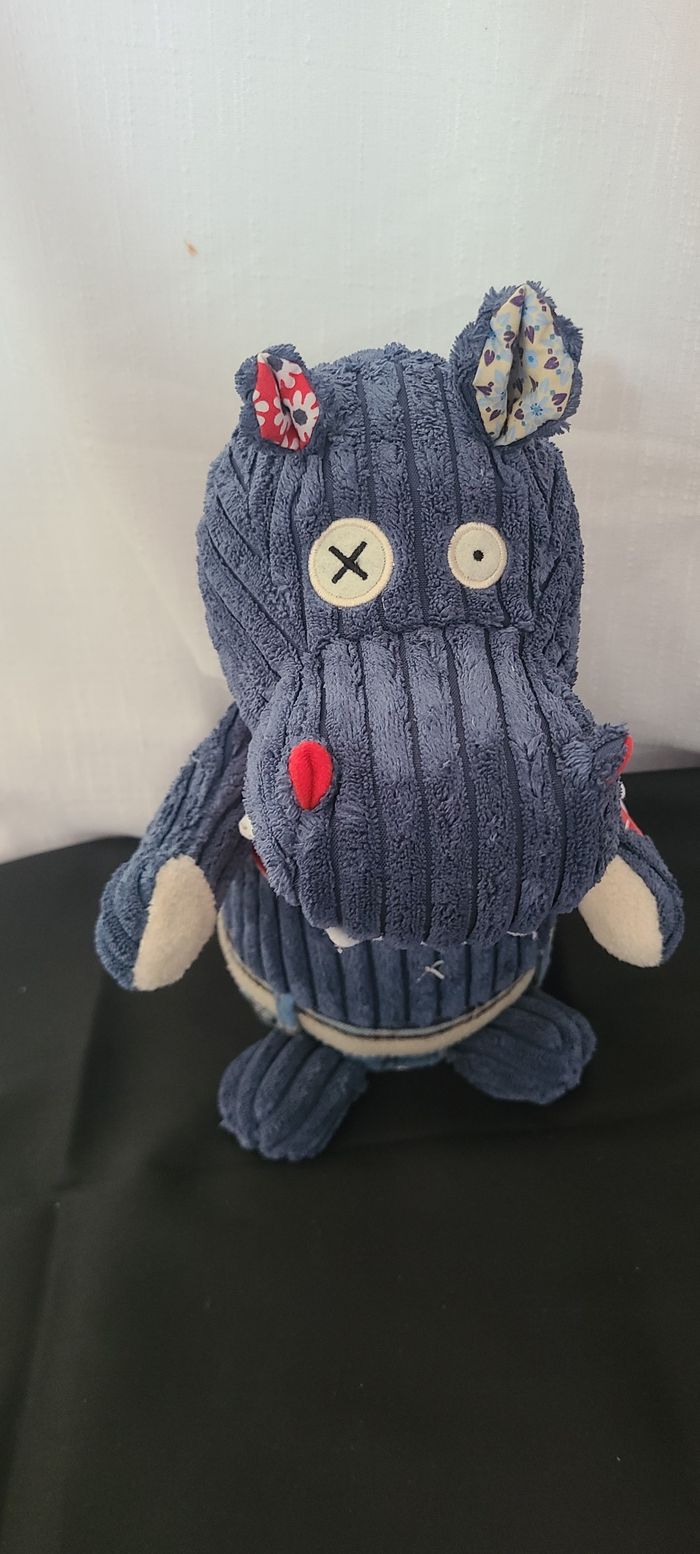 Peluche Original Hippipos l'hippopotame les déglingos