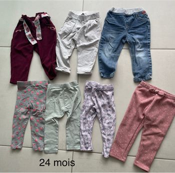 Pantalons taille 24 mois