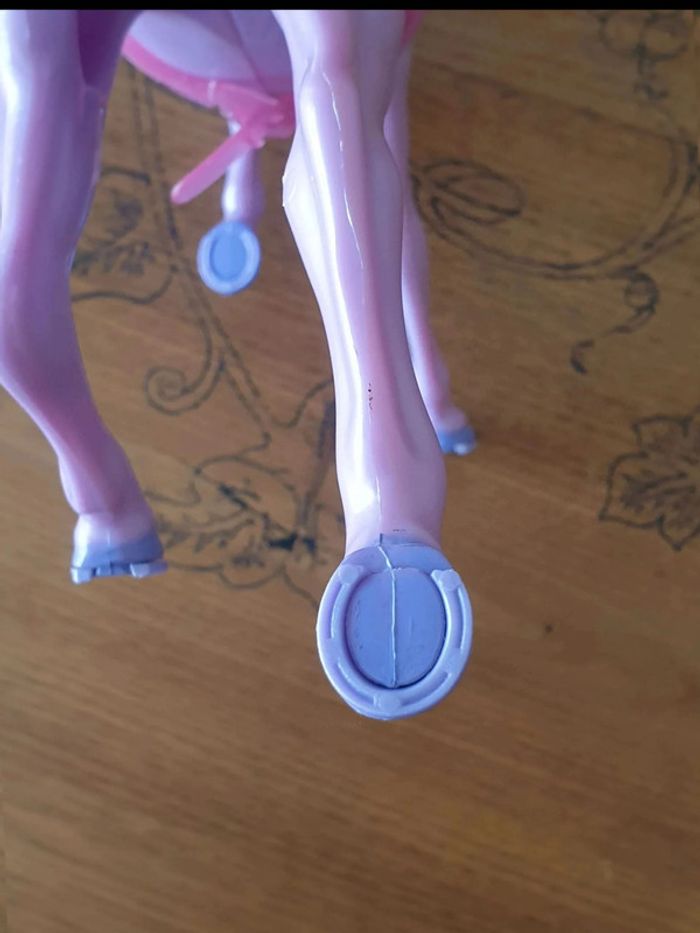 Cheval Licorne  du  lac  des cygnes  Barbie  Mattel  + cygne  et accessoires - photo numéro 13