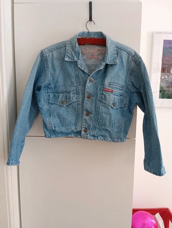 Veste en jean vintage courte USA
