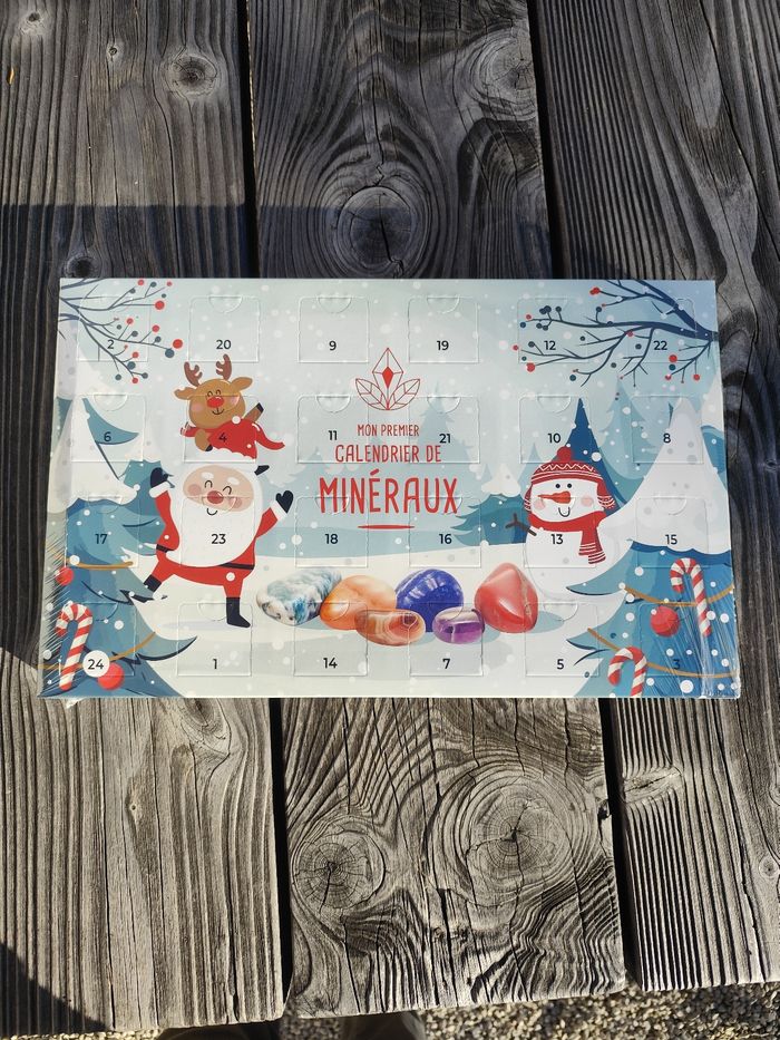 Calendrier de l'avent original, pierre naturelle