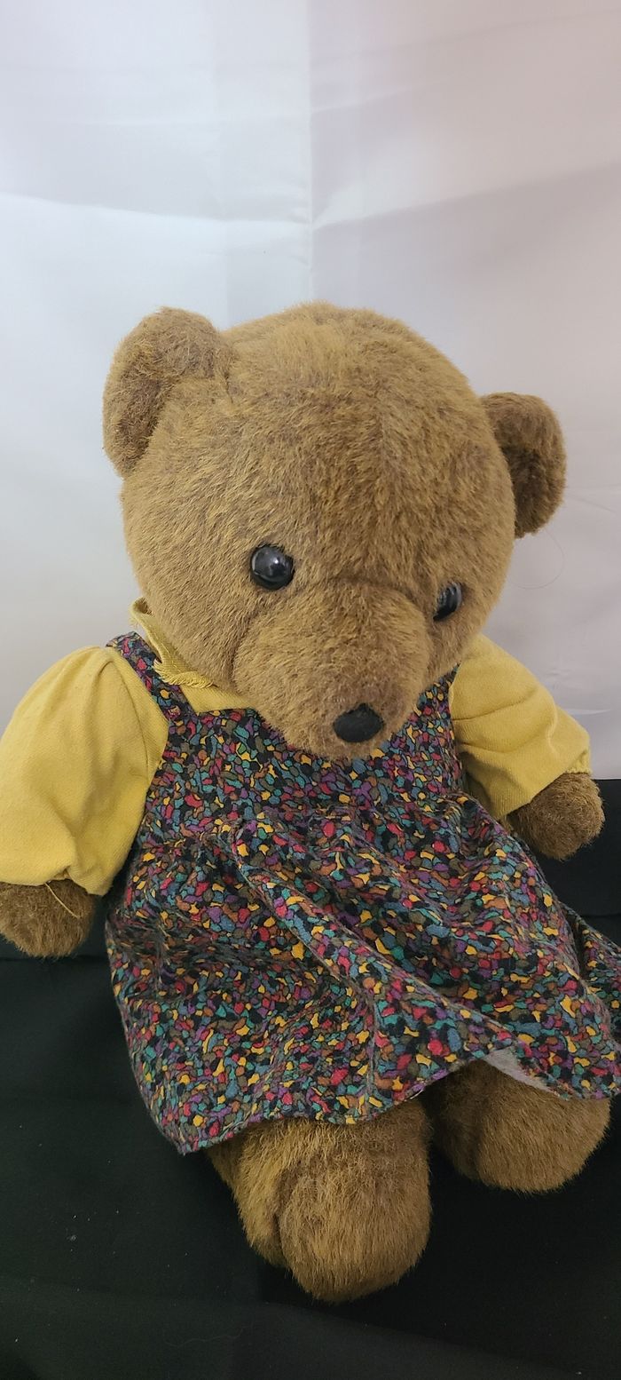 Ours en peluche Ajena modèle Léon années 80 - photo numéro 5