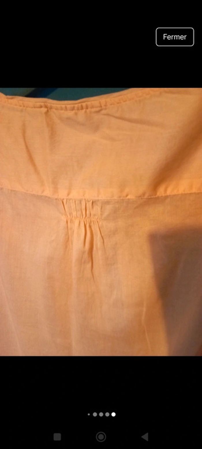 Blouse couleur abricot - photo numéro 6
