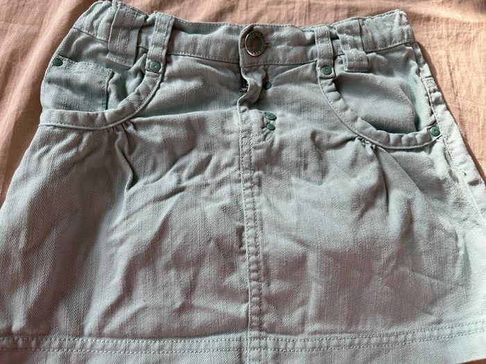 Jupe en jeans vert pale 5 ans Lisa best