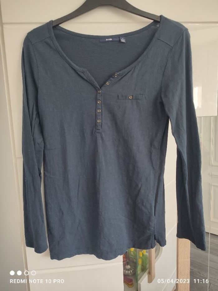 Tee shirt manche longue kiabi