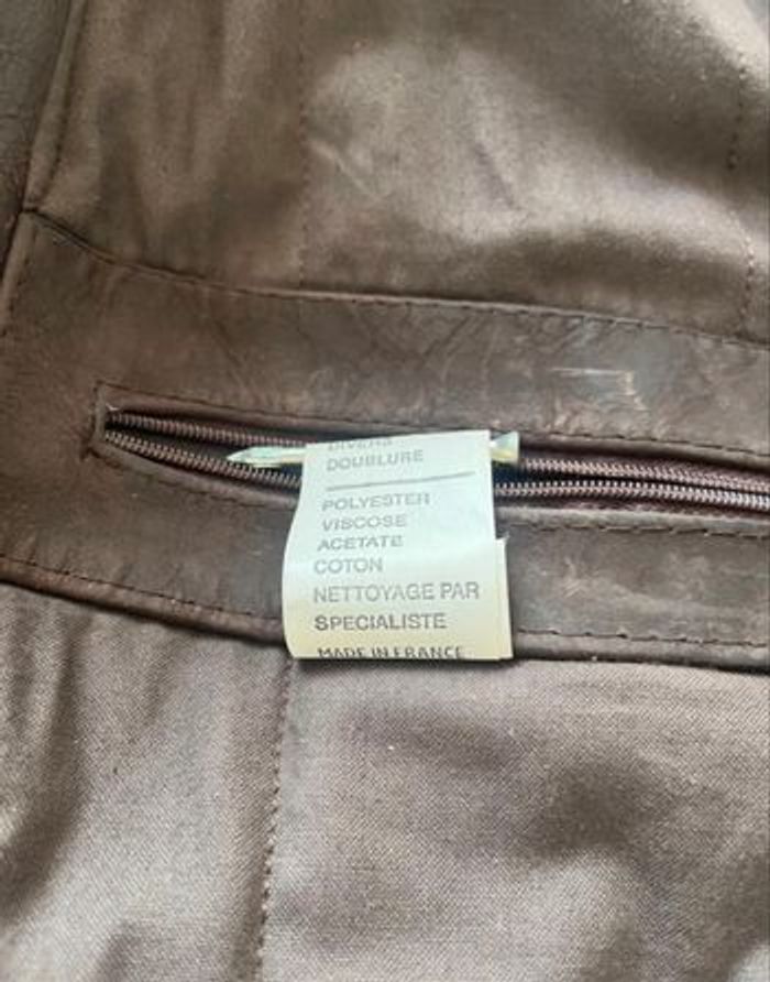 Veste cuir véritable Homme XL/XXL - photo numéro 7