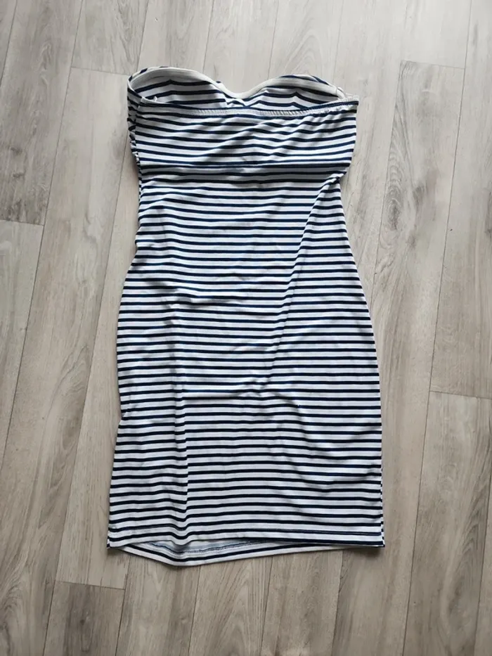 Robe courte de plage bustier marin - photo numéro 6