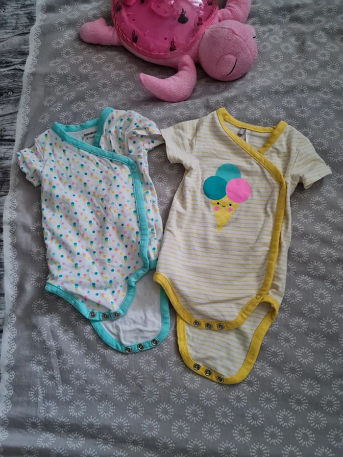 Lots de 2 bodies orchestra 3 mois