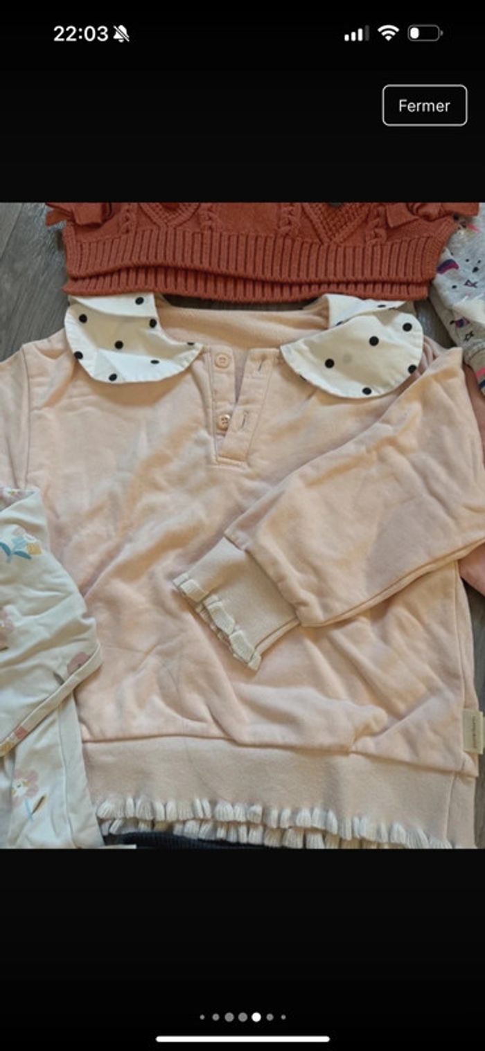 Lot de 10 vêtement fille 4 ans - photo numéro 9