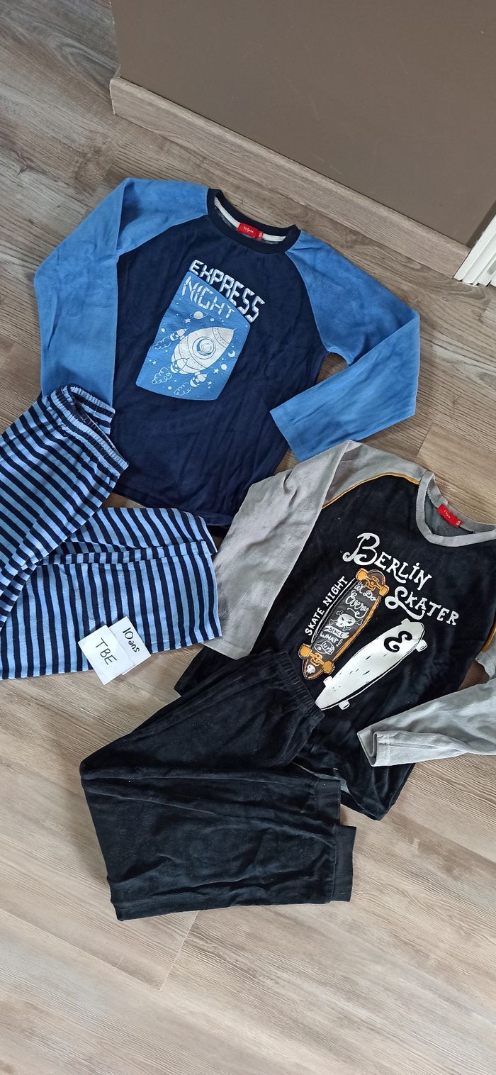 Lot de 2 pyjamas garçon 12 ans velours