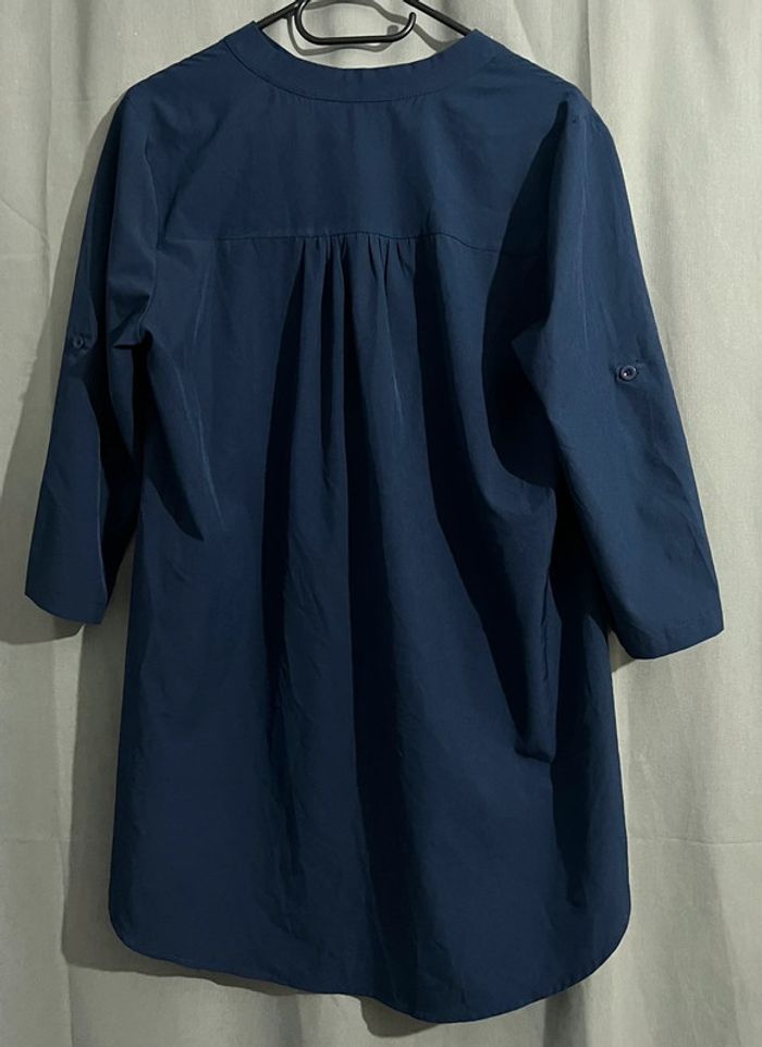 Blouse tunique femme bleu foncé taille L SHEIN comme neuve - photo numéro 2