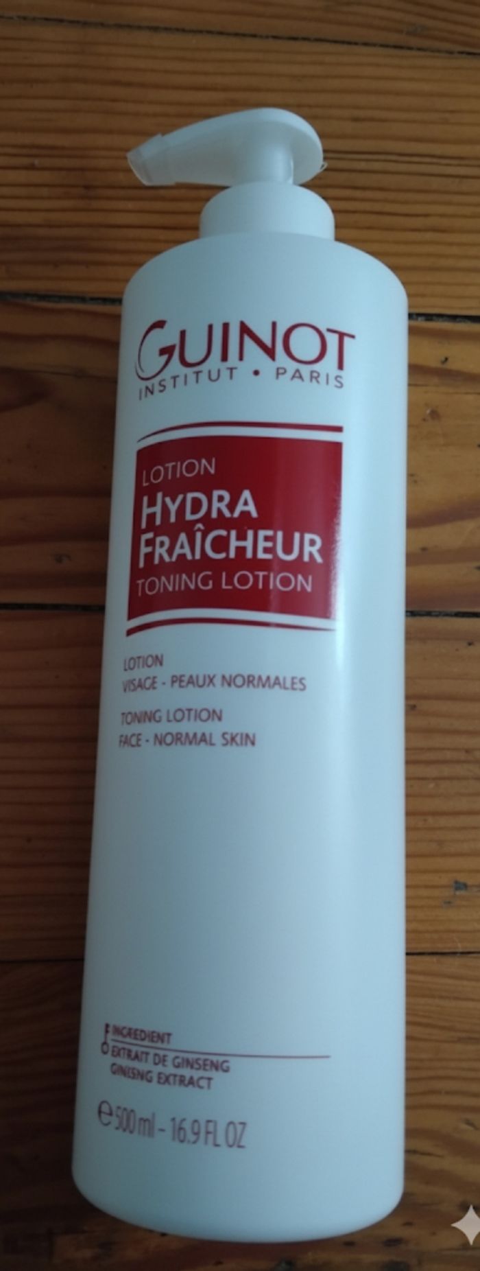 Guinot lotion hydra fraîcheur 500 ml