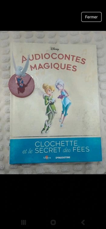 90ème audioconte magique collection altaya deagostini livre et figurine disney audio conte
