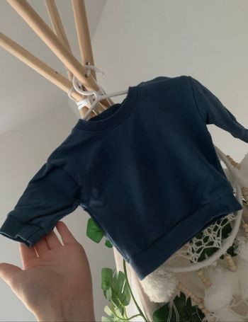 sweat bleu 1/3 mois