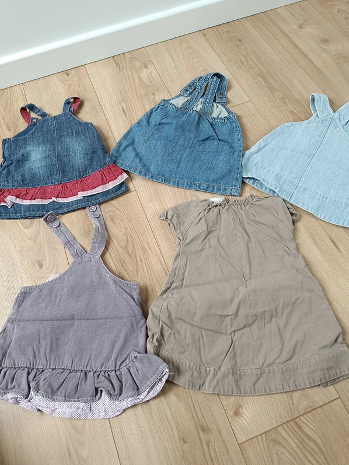 Lot 5 robes  fille 6 mois été printemps - photo numéro 2