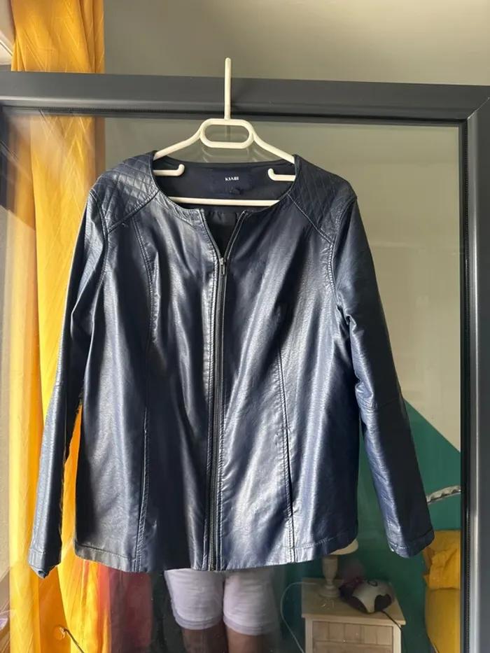 Veste en cuire femme