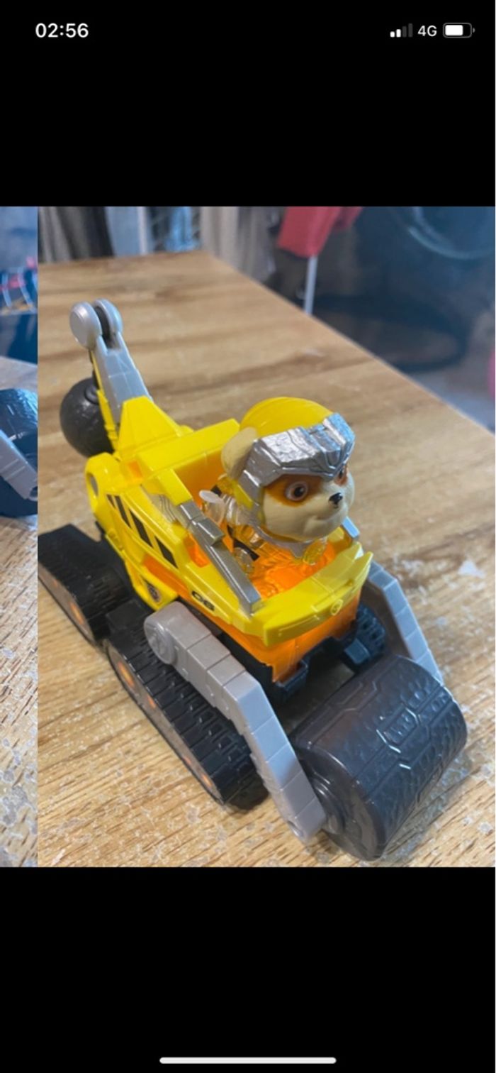 Véhicule + personnage paw patrol  du film - photo numéro 2
