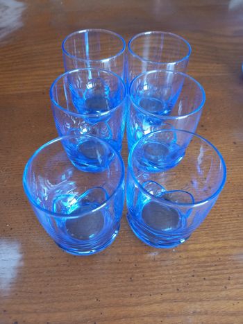 Lot 6 verres à liqueur