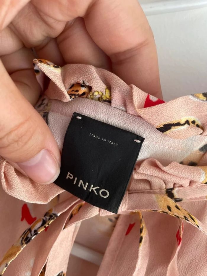 Robe léopard rose Pinko 36 - photo numéro 6