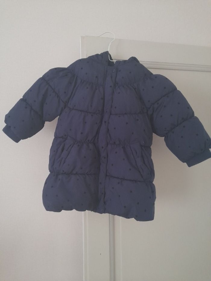 Manteau à capuche fille hiver