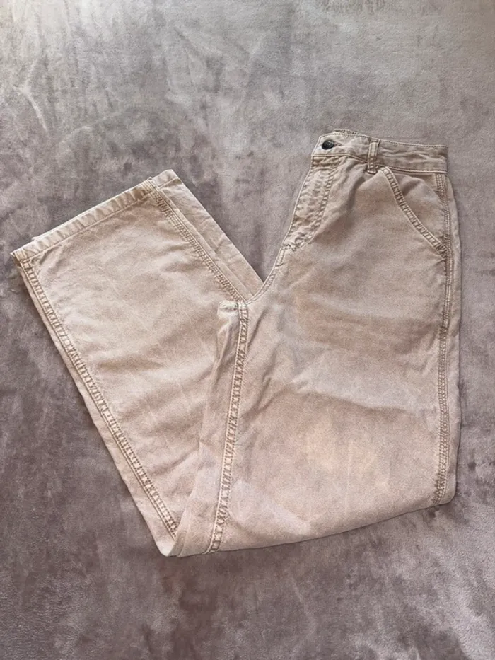 Pantalon jean beige femme ASOS taille 36 en très bon état. - photo numéro 11