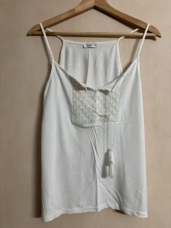 Débardeur blanc Taille M cache cache