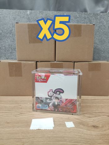 5 X Protections acrylique aimantées pour coffret Pokémon Display