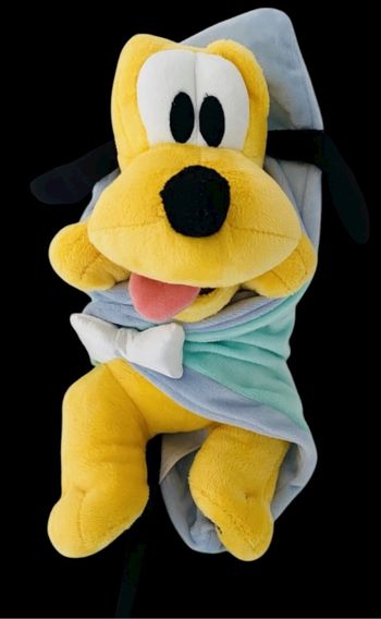 ❤️Peluche doudou pluto couverture Disney Disneyland Parks