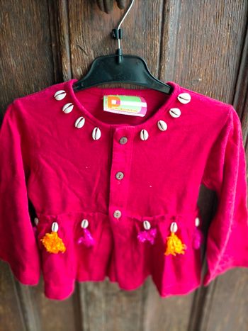 Cardigan poudre de Perlimpinpin  neuf 2 ans