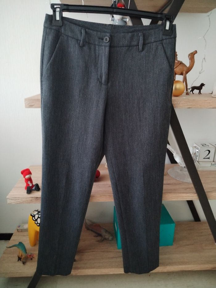 Pantalon gris chiné Stile Benetton - photo numéro 6