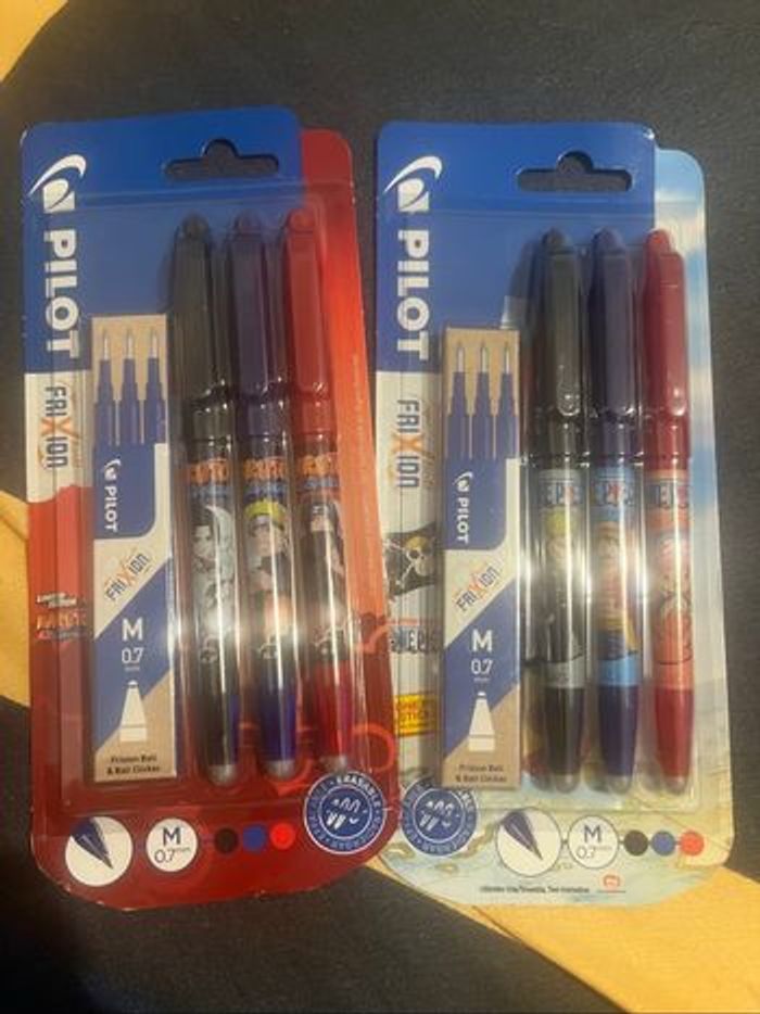 Lot de stylos Frixion Pilot