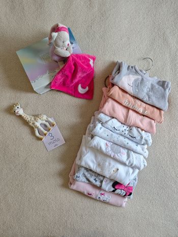 Lot 9 Pyjamas velours/hiver