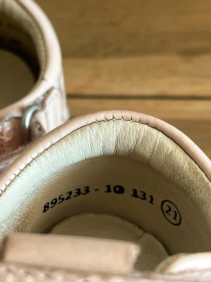 Chaussures en cuir rose Kickers - photo numéro 4